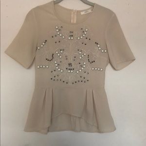 Beautiful, hardly worn blouse with beads (LF)